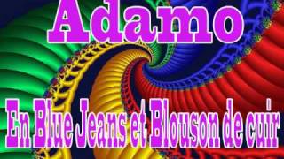 Adamo -  En Blues Jeans et Blouson de cuir chords