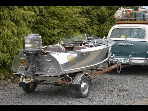 1957 Feather Craft Rocket Boat Mercury Thunderbolt Denwerks Aluminum