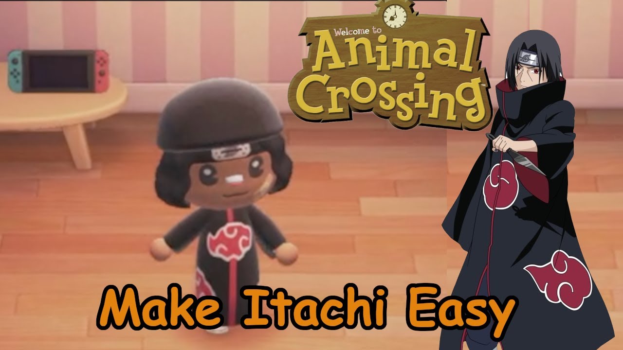 How To Make Itachi In Animal Crossing New Horizons Youtube