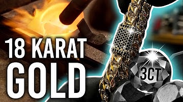 How A Black Diamond Cuban Link Bracelet Is Made