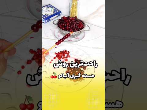 هسته گیری البالو به راحت ترین روش هسته البالو