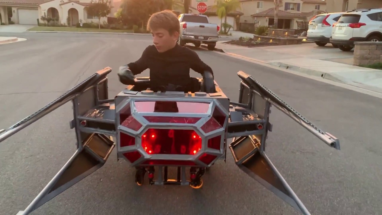 Jeremy's Tie Silencer 2018 Wheelchair Costume