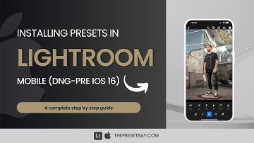 How to install DNG presets in Lightroom mobile on apple devices on OS versions older than iOS16