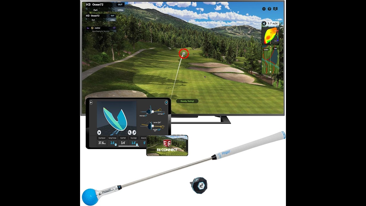 Review: PHIGOLF Home Golf Simulator – 38,000+ Courses & Motion