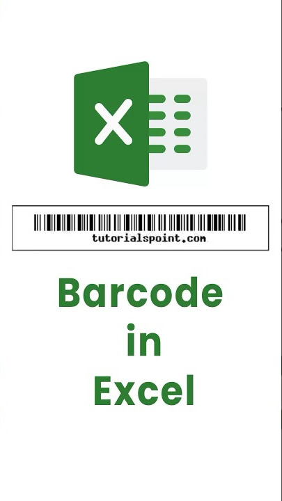 How to use barcodes in excel? ( In 2 steps) | Barcode shortcut trick #shorts #exceltricks