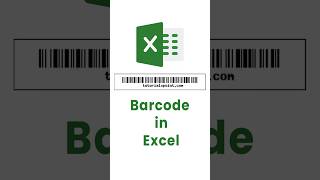 How to use barcodes in excel? ( In 2 steps) | Barcode shortcut trick #shorts #exceltricks screenshot 1