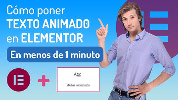 ✍️✨ Cómo poner TEXTO ANIMADO en ELEMENTOR | En SOLO 1 MINUTO 🚀💻