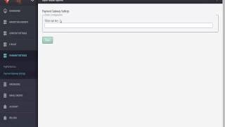 Franchise Admin: Payment settings Payment Gateway settings Section