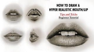 How To Draw Hyper-Realistic Mouths || Easy Tips and Tricks for Beginners 2024*