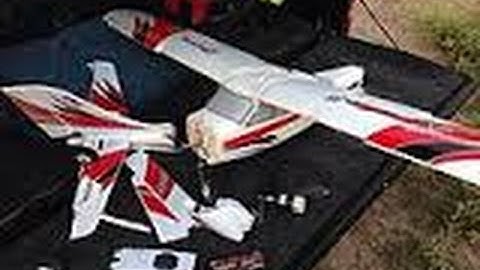 Eflite apprentice s 15e crash aftermath- dailyRC