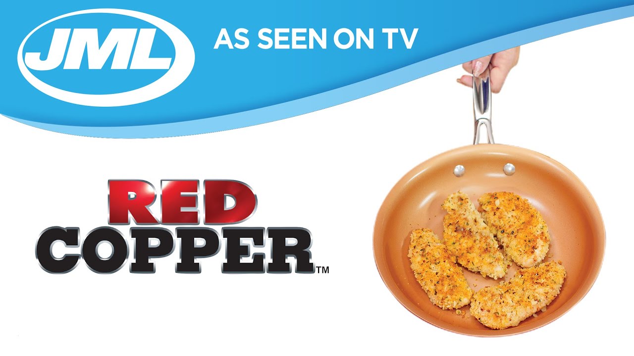 Red Copper Pans from JML YouTube