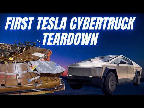 Tesla Cybertruck teardown discovers how the seats are attached to the chassis