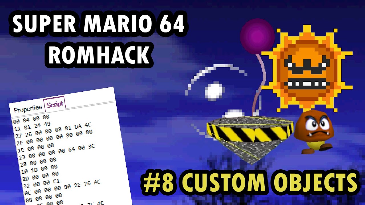 TUTORIAL Crear un RomHack de Super Mario 64 #8 Custom Objects - YouTube