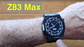 VALDUS Z83 Max BT Call 1.52” INFINITE True Always-On Screen Compass Dress Smartwatch: Unbox&1st Look