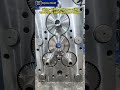 Motor driven gear unscrewing + push plate ejection