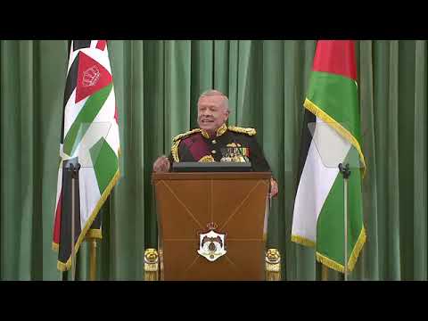 جلالة الملك عبدالله الثاني يلقي خطاب العرش السامي في افتتاح الدورة العادية الثالثة لمجلس الأمة 19