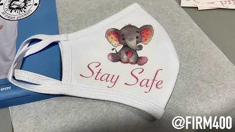 DIY CUSTOM PRINT FACE MASK HEAT PRESS LIGHT TRANSFER PAPER PRODUCT REVIEW AND HOW TO HEAT PRESS