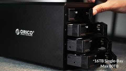 ORICO 5 Bay Hard Drive Enclosure Type C USB3.1 Gen2 (10Gbps) Support Daisy Chain