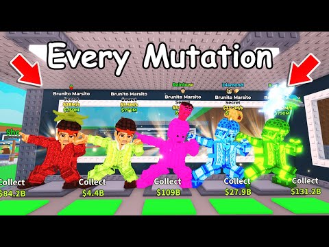 I Got Every Brunito Marsito Mutation In Roblox Steal A Brainrot..