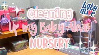 Goodbye for now… Let’s Talk + Cleaning Up The Baby Alive Nursery!