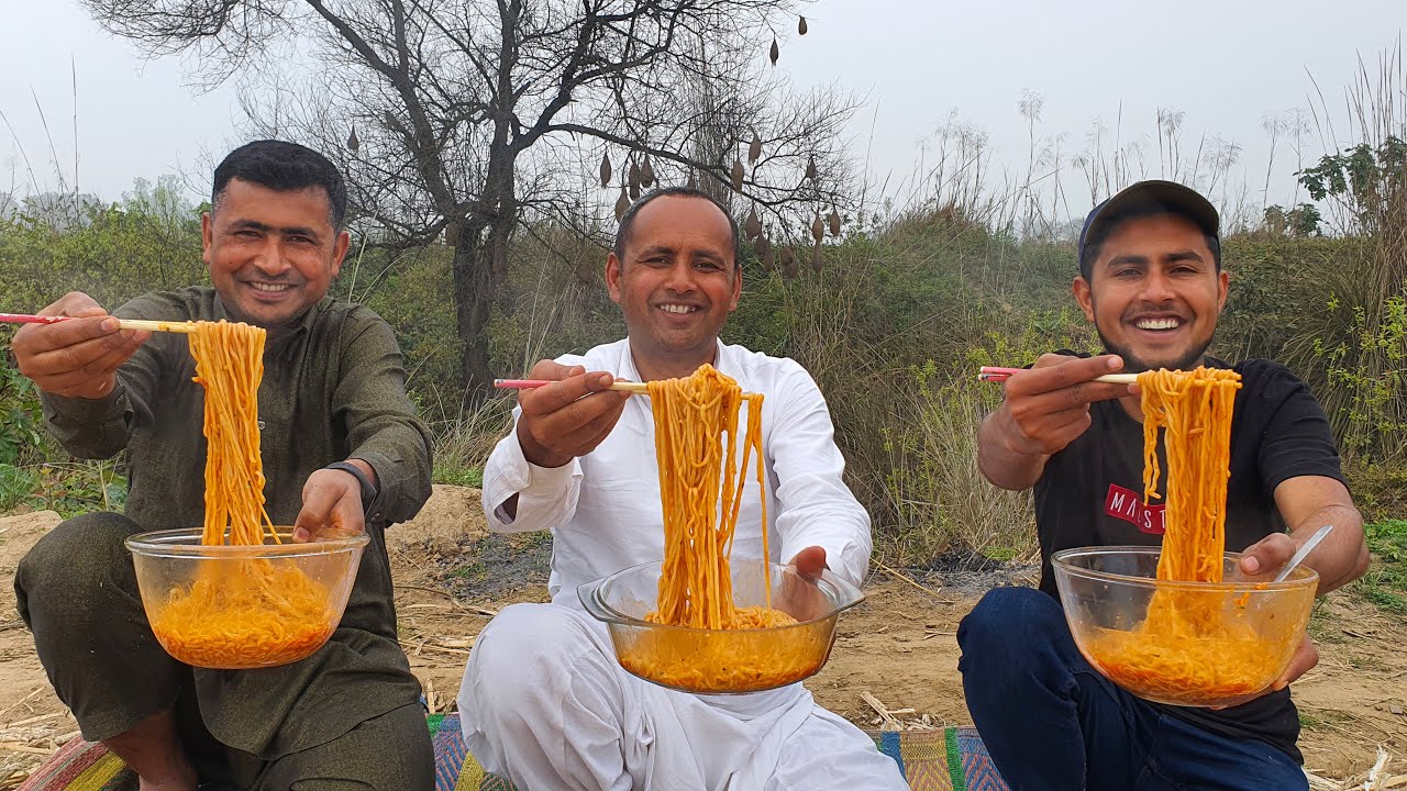 Spicy Noodles Challenge 🔥🔥🔥 | Korean Fire Noodles Challenge 🔥🔥🔥 | ASMR | Village Food Secrets