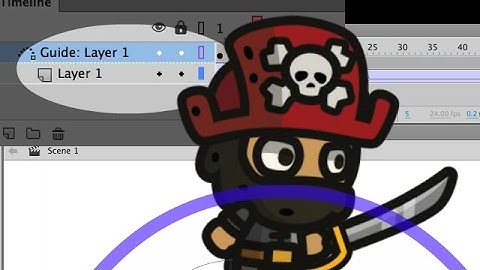 How to Animate along a guide path or perfect circle in Adobe Animate