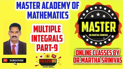 ||Multiple Integrals|| Volume by Triple integrals|| Part-9|| Master Academy of Mathematics||