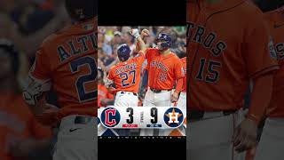 Cincinnati Reds versus Houston Astros game score 