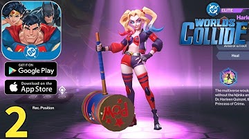 DC Worlds Collide Gameplay Walkthrough Part 2 (ios, Android)