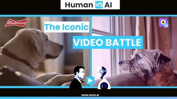 Human VS AI Video Making The Iconic Video Battle | Budweiser Latest Ads Video Recreation