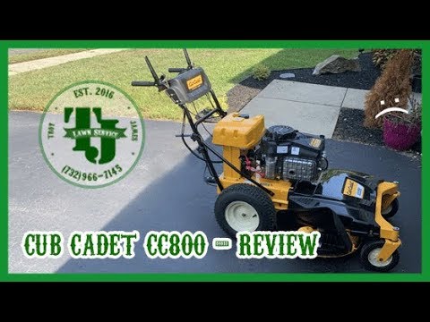 Cub Cadet CC800 33in Walk Behind - Review - YouTube