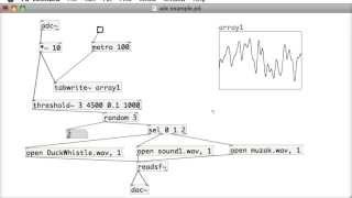Pure Data Tutorial 19 - Random Sound files on loud sounds Net Worth