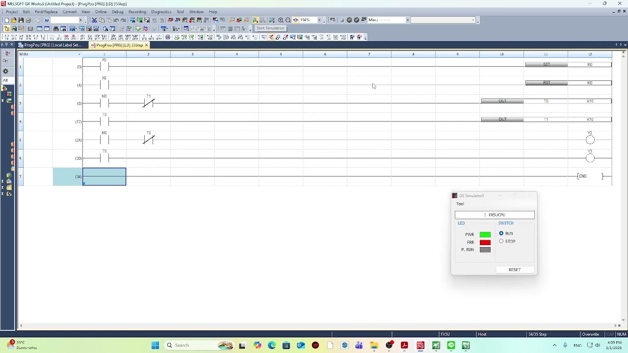 plcใบงานที่3