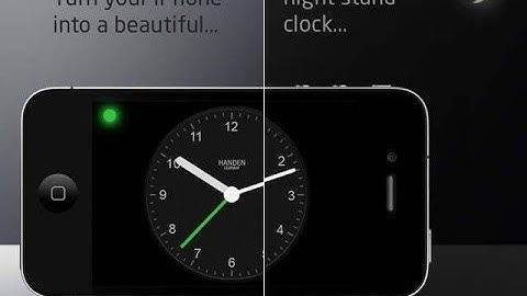Alarm Clock - One Touch Pro [iPhone] Video review by Stelapps