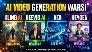 Kling AI vs Veo vs HeyGen vs DeeVid AI (Same Prompt Test)
