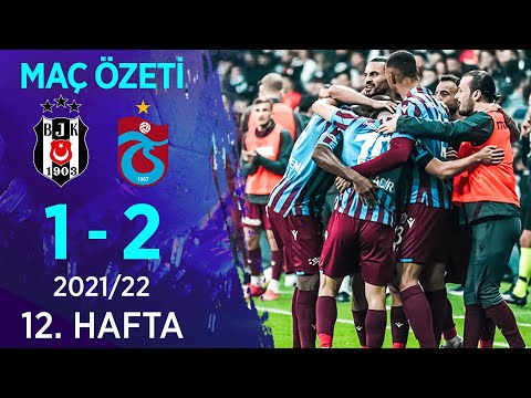 Beşiktaş 1-2 Trabzonspor MAÇ ÖZETİ | 12. Hafta - 2021/22