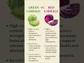 Green vs red #cabbage #dietitian #100k #viral #trending #nutritionfacts