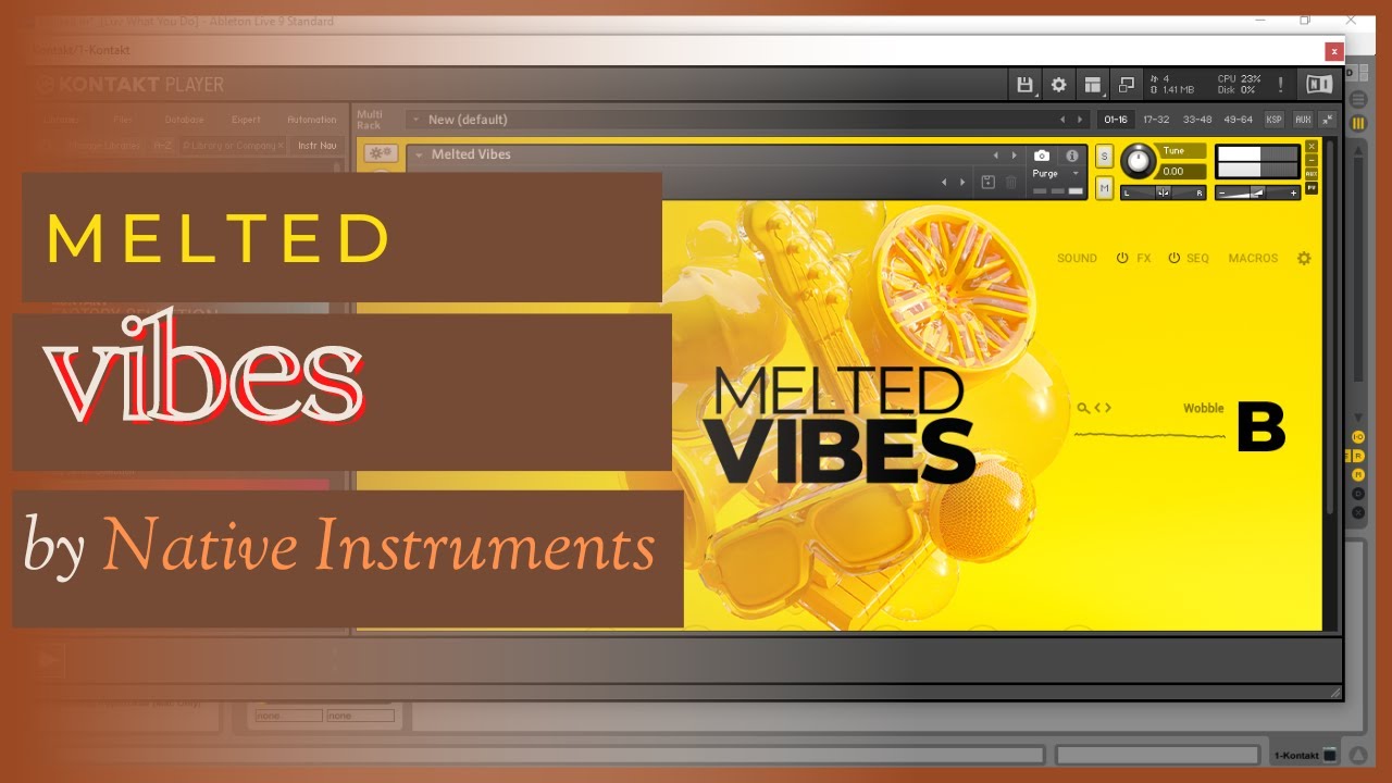 Melted Vibes - Kontakt Library by Native Instruments 
