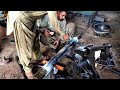 Rebuilding Hino 1J Dum Truck Suspension Trunnion Shaft || Repaing Rear Axle Springs Suspension