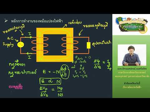 วิชาฟิสิกส์ ตอนที่ 32 (การเหนี่ยวนำไฟฟ้า หม้อแปลงไฟฟ้า)