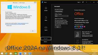 Office 2024 na Windows 8.1?! - YouTube