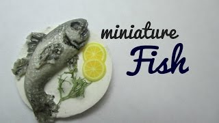 Polymer Clay Cooked Fish Tutorial (Miniature Mondays)