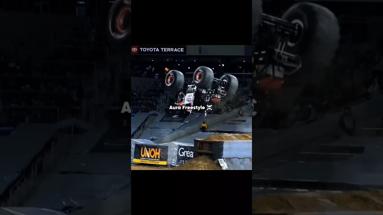 Zombie Monster Truck 😱 Insane Freestyle Stunts!#foryou #tranding #car #shorts