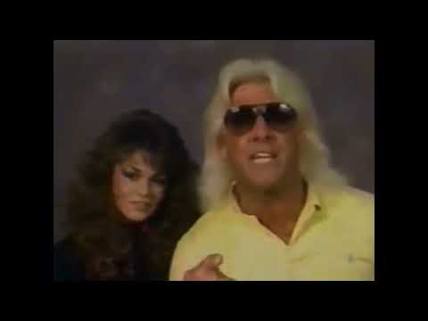 Ric Flair And Woman On NWA Pro Wrestling April 21st 1990 