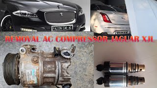 JAGUAR XJL AC COMPRESSOR VALVE REPLACEMENT