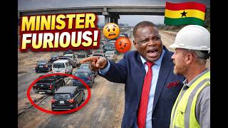 Ghana Roads Minister Shocked by What’s Happening on Tema–Prampram–Dodowa Road