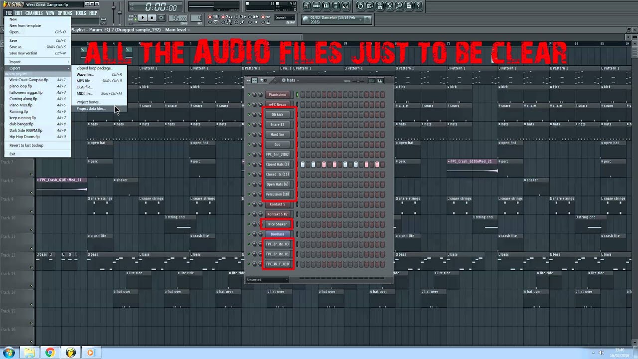 Saving Your Project in FL Studio