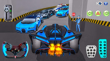 New Bugatti Bolide Car Stuck For Parking - Best Android iOS Gameplay - 3D Driving Class Parking 2025