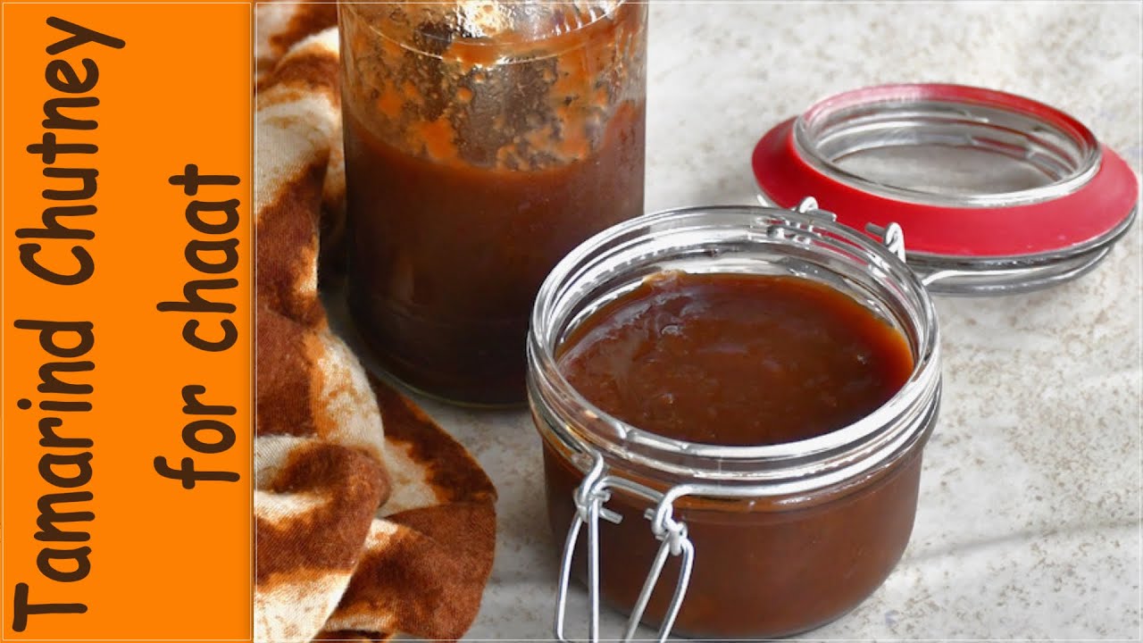 Tamarind Chutney for Chaat Tamarind Chutney without dates YouTube