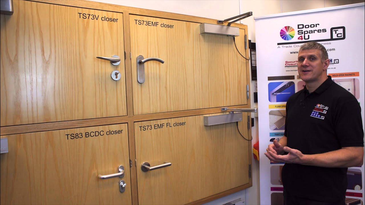 DORMA TS73 EMF Hold open Door Closer YouTube